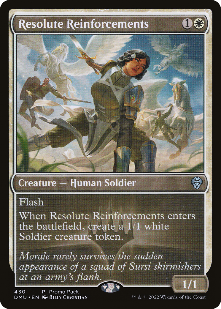 Resolute Reinforcements (PPDMU-430) (Foil)