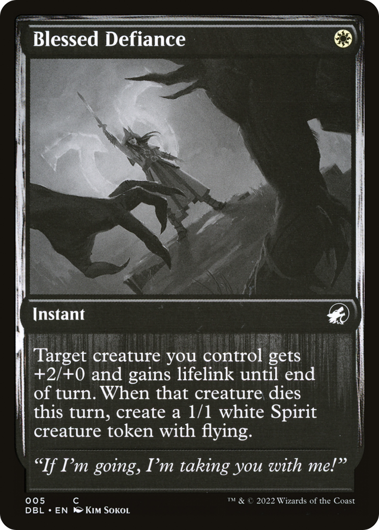 Blessed Defiance (DBL-005) (Foil)