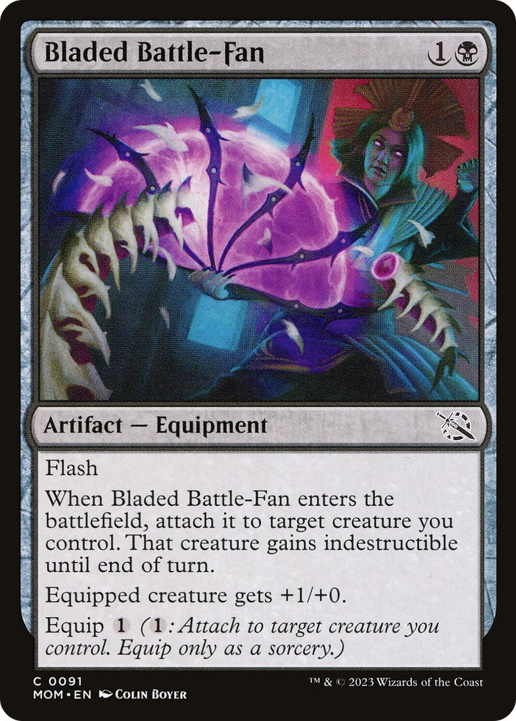 Bladed Battle-Fan (MOM-091) (Foil)