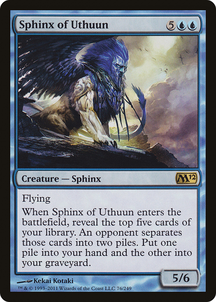 Sphinx of Uthuun (M12-076) (Foil)
