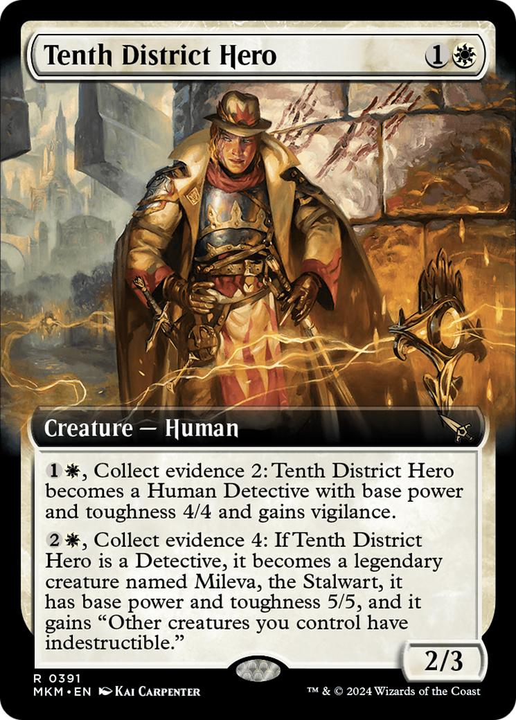 Tenth District Hero (MKM-391) (Extended Art) (Foil)