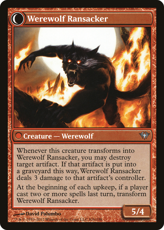 Afflicted Deserter // Werewolf Ransacker (DKA-081) (Foil)
