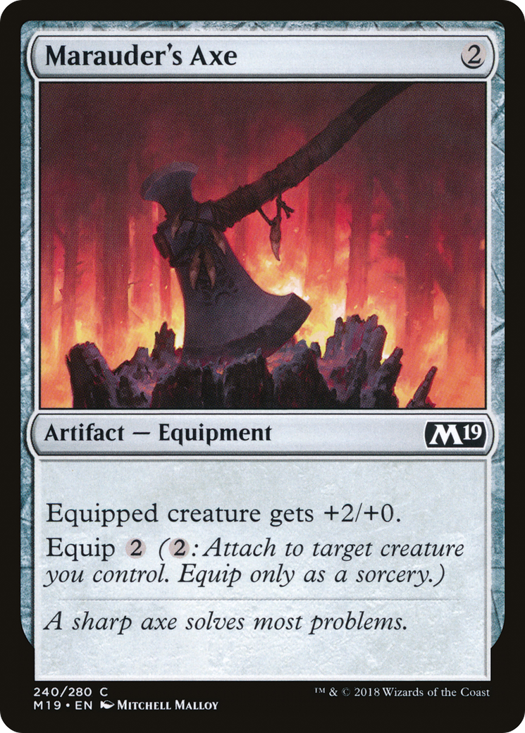 Marauder's Axe (M19-240) (Foil)