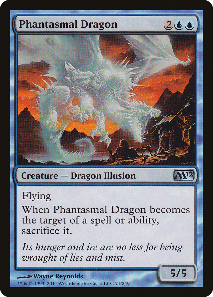 Phantasmal Dragon (M12-071) (Foil)