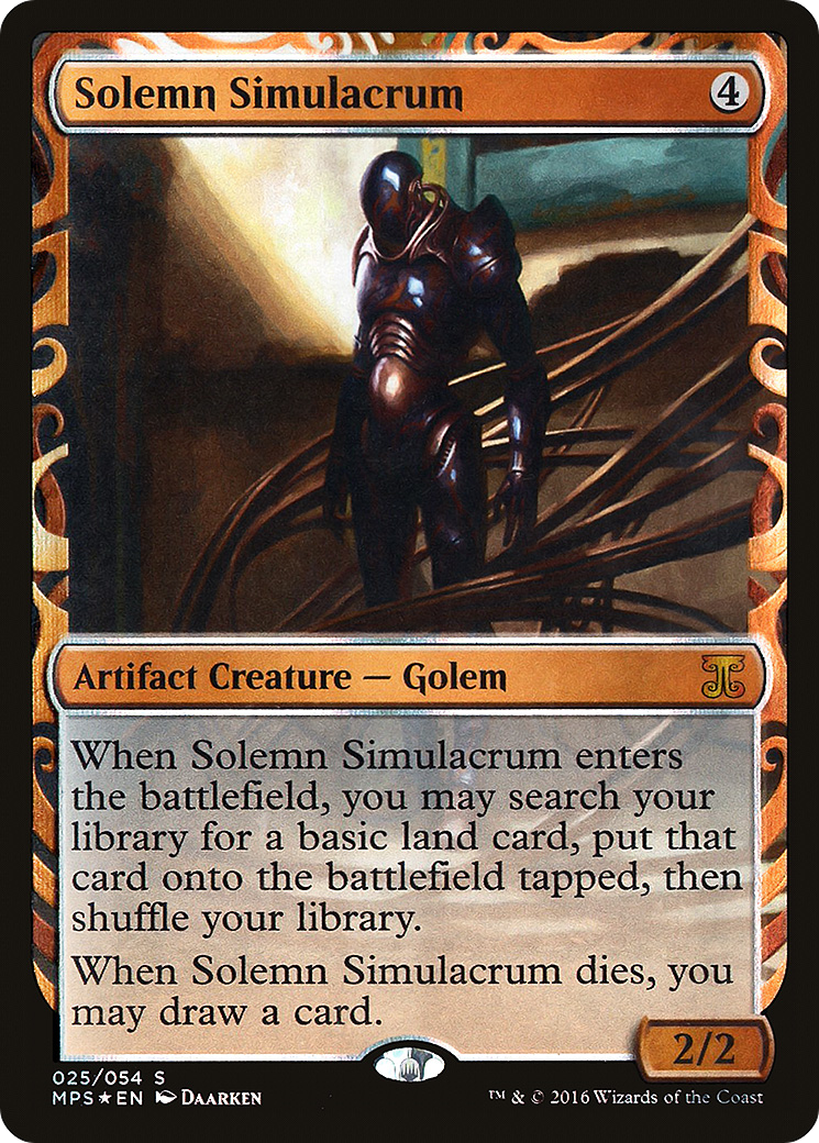 Solemn Simulacrum (MPS-025) (Foil)