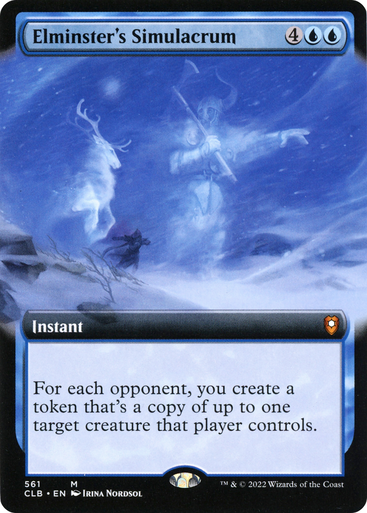 Elminster's Simulacrum (CLB-561) (Extended Art)