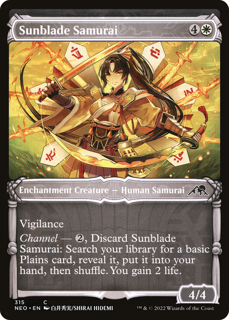 Sunblade Samurai (NEO-315) (Showcase) (Foil)