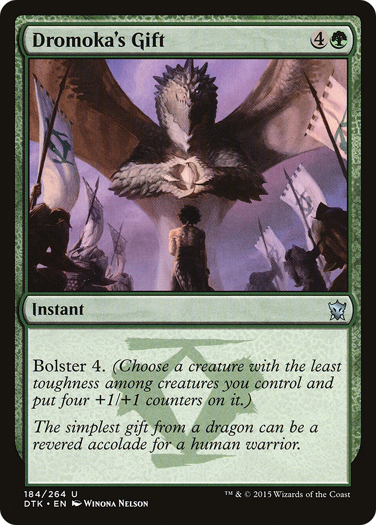 Dromoka's Gift (DTK-184) (Foil)