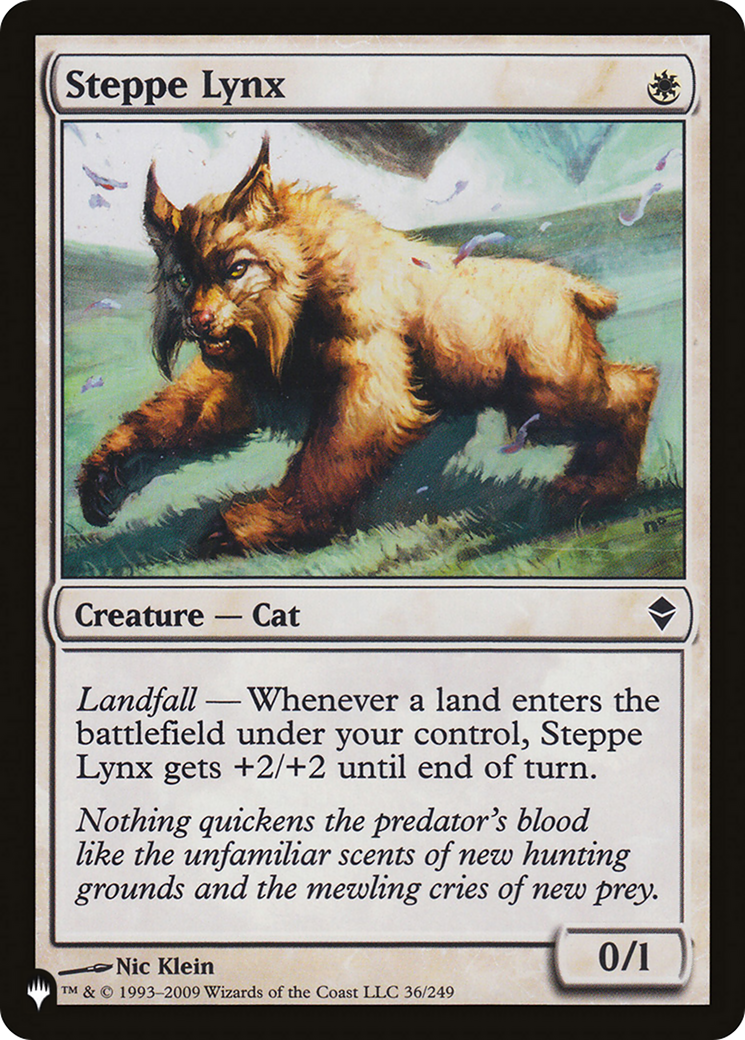 Steppe Lynx (LIST-ZEN-36)