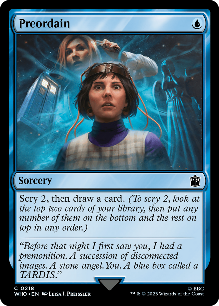 Preordain (WHO-218) (Foil)