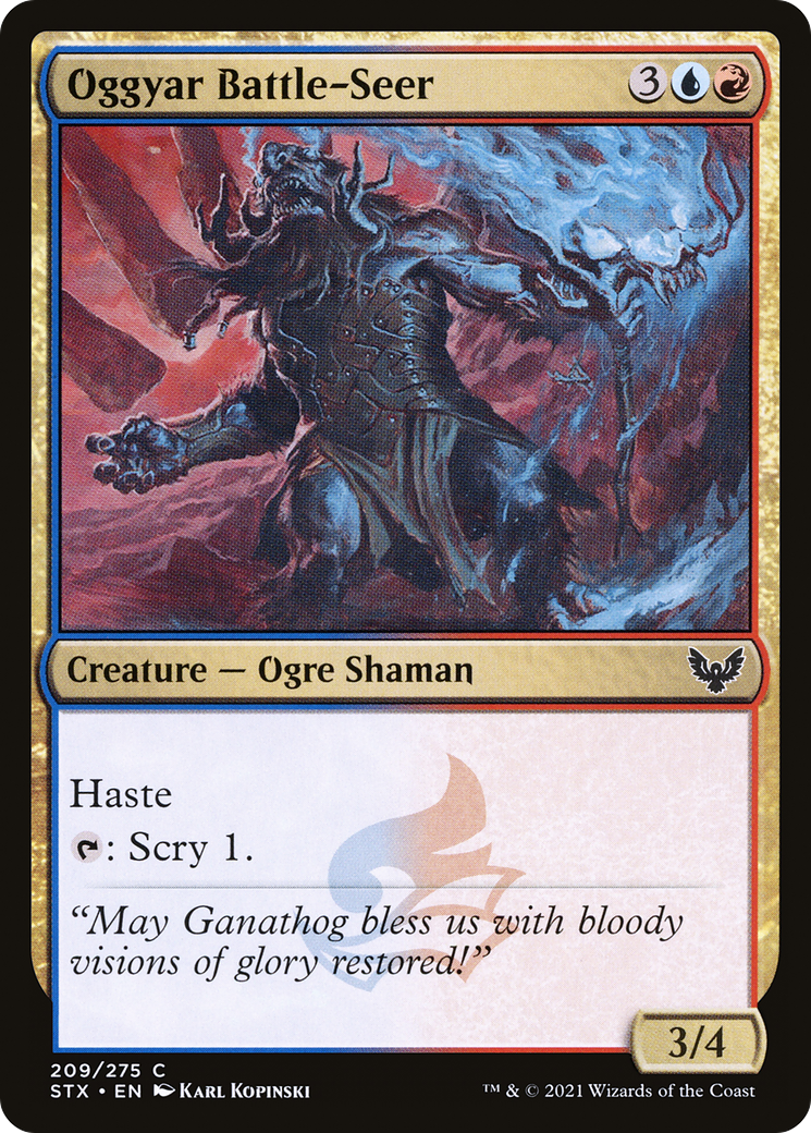 Oggyar Battle-Seer (STX-209) (Foil)