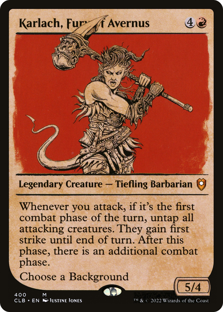 Karlach, Fury of Avernus (CLB-400) (Showcase) (Foil)