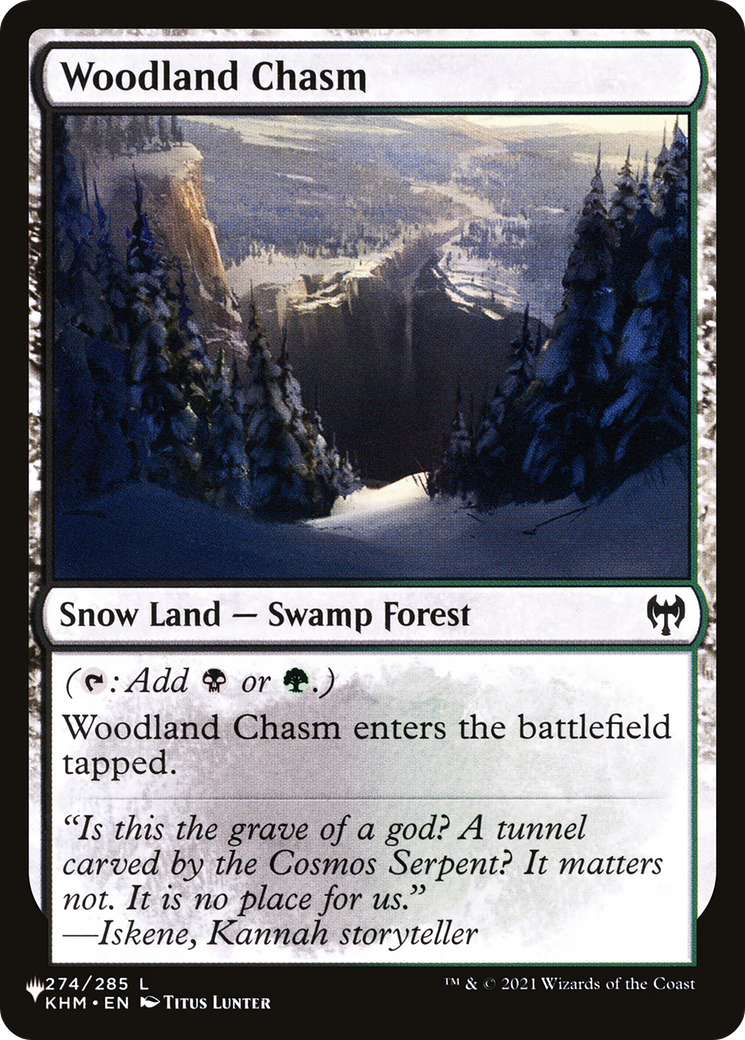 Woodland Chasm (LIST-KHM-274)