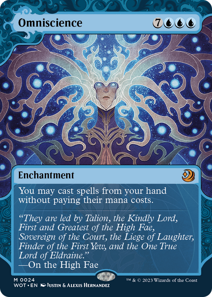 Omniscience (WOT-024) (Showcase) (Borderless) (Foil)