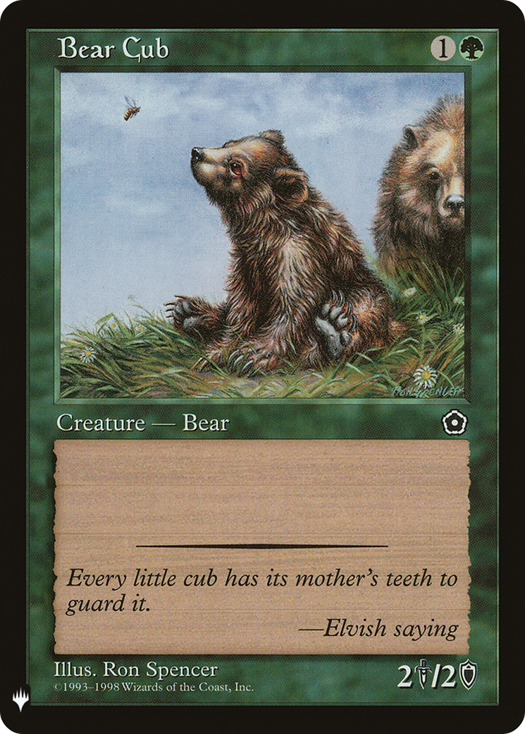 Bear Cub (LIST-P02-123)