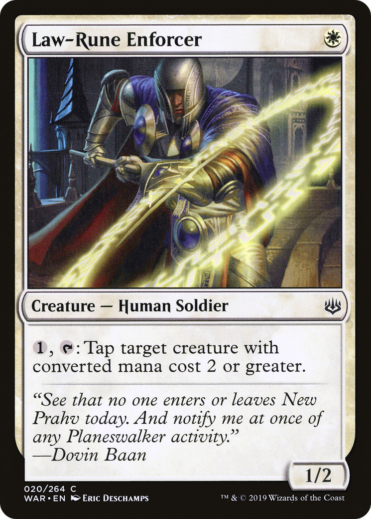 Law-Rune Enforcer (WAR-020) (Foil)