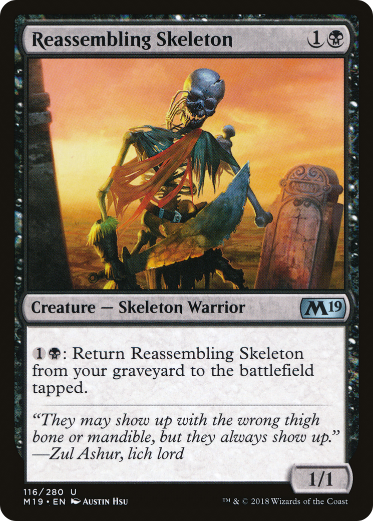 Reassembling Skeleton (M19-116) (Foil)
