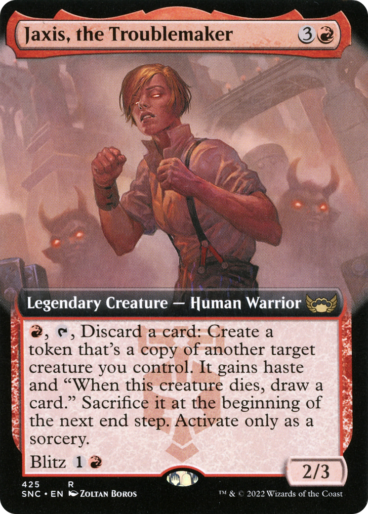Jaxis, the Troublemaker (SNC-425) (Extended Art) (Foil)