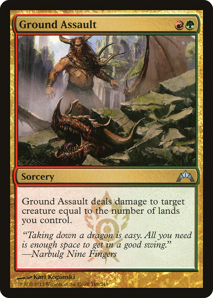 Ground Assault (GTC-168)