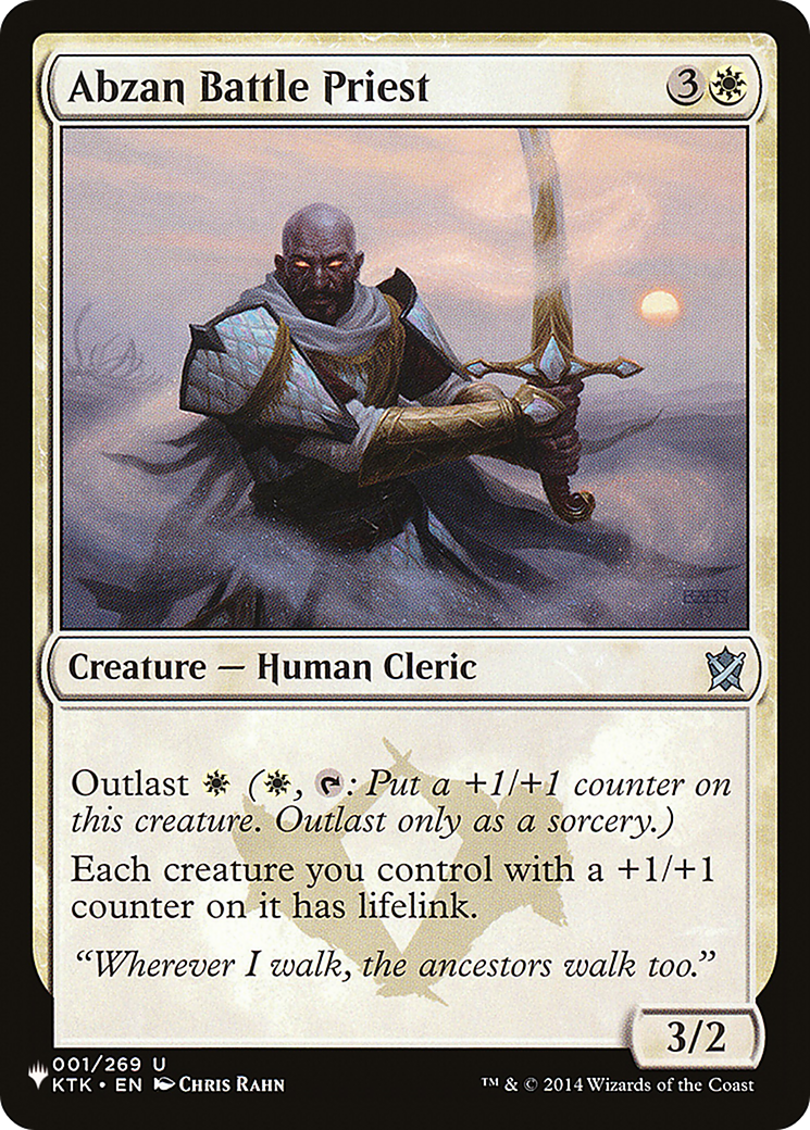 Abzan Battle Priest (LIST-KTK-1)