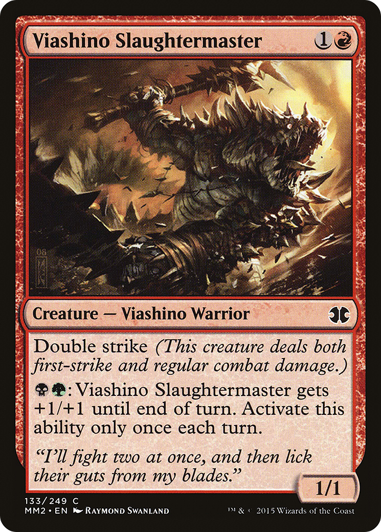 Viashino Slaughtermaster (MM2-133) (Foil)