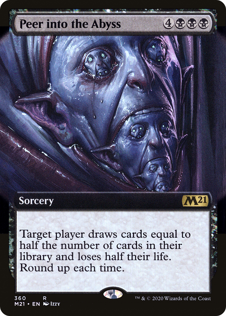 Peer into the Abyss (M21-360) (Extended Art) (Foil)