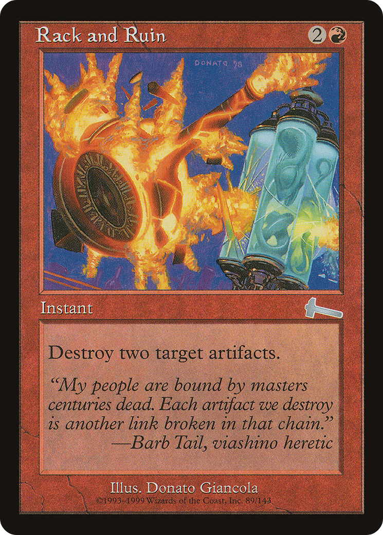 Rack and Ruin (ULG-089) (Foil)