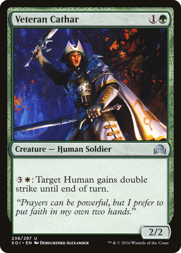 Veteran Cathar (SOI-238) (Foil)