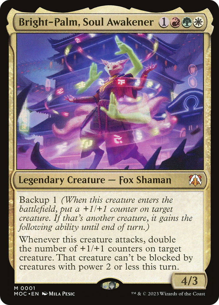 Bright-Palm, Soul Awakener (MOC-001) (Foil)
