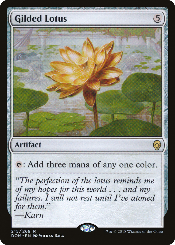 Gilded Lotus (DOM-215) (Foil)