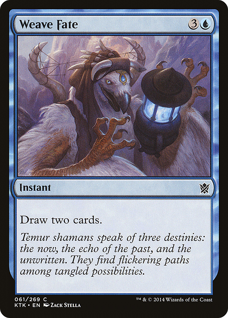 Weave Fate (KTK-061) (Foil)