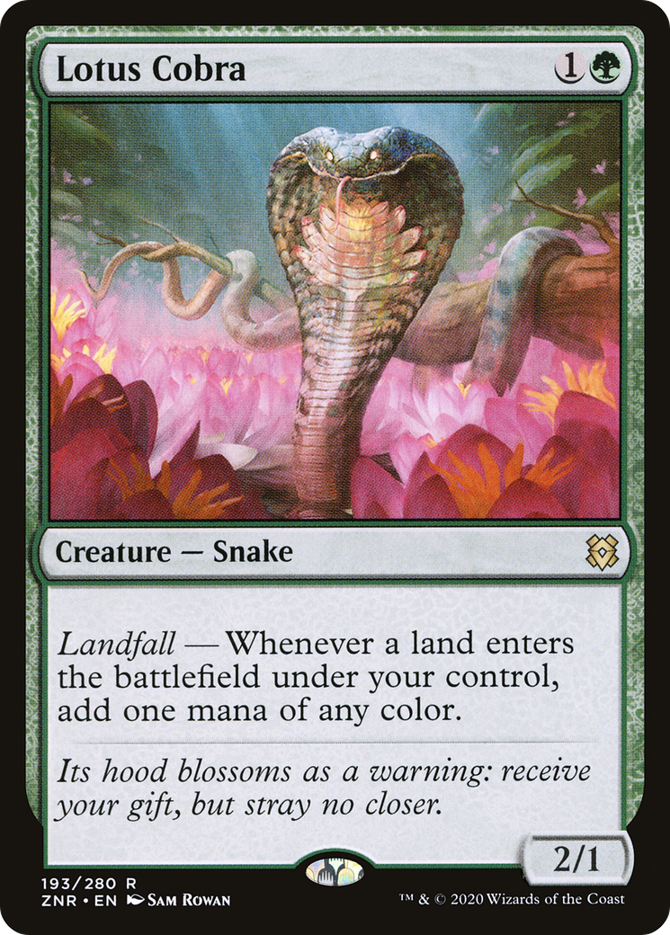 Lotus Cobra (ZNR-193) (Foil)
