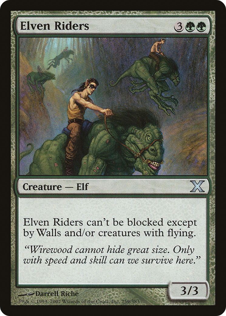 Elven Riders (10E-259) (Foil)