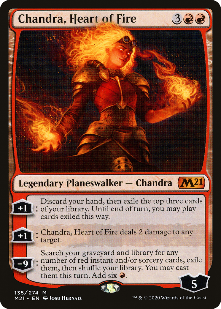 Chandra, Heart of Fire (M21-135) (Foil)