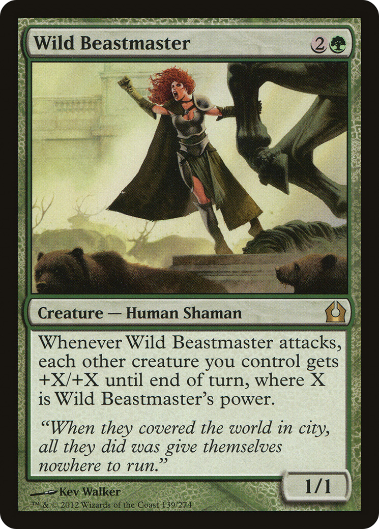 Wild Beastmaster (RTR-139) (Foil)