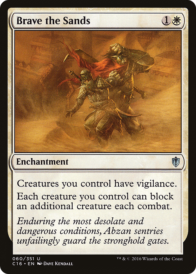Brave the Sands (C16-060)