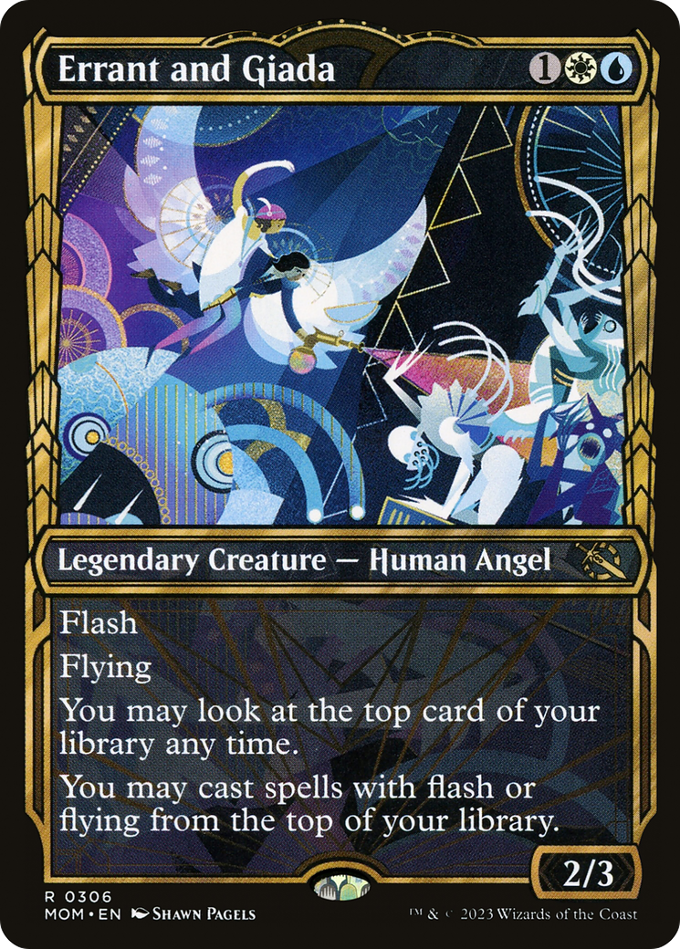 Errant and Giada (MOM-306) (Showcase) (Foil)