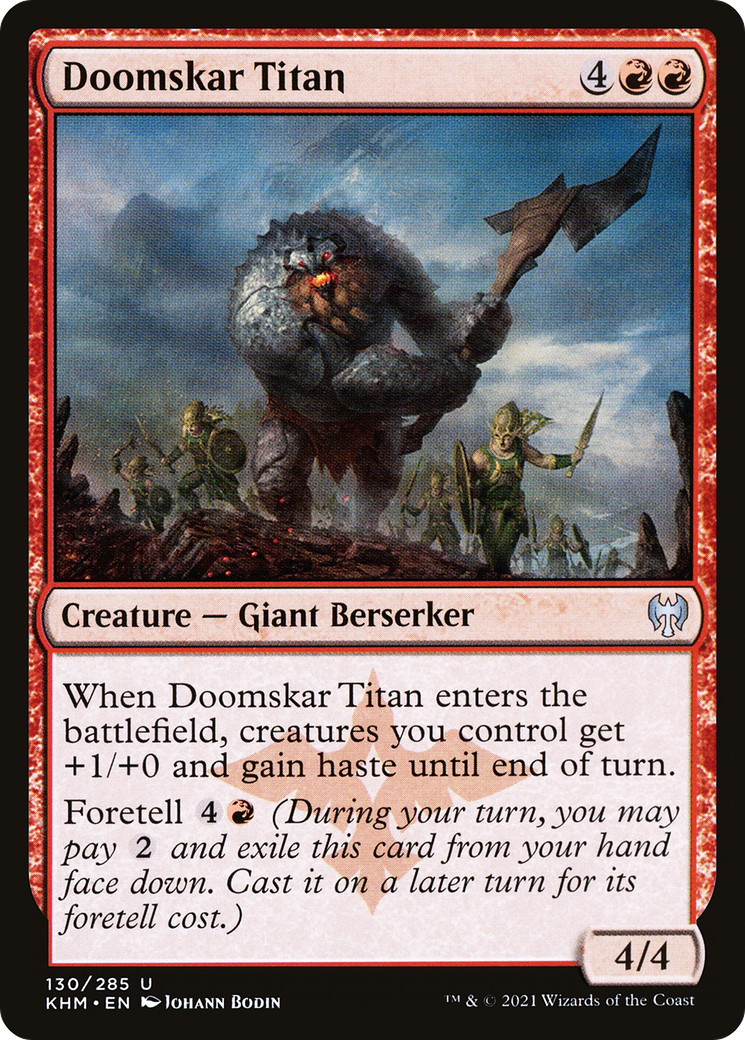 Doomskar Titan (KHM-130) (Foil)