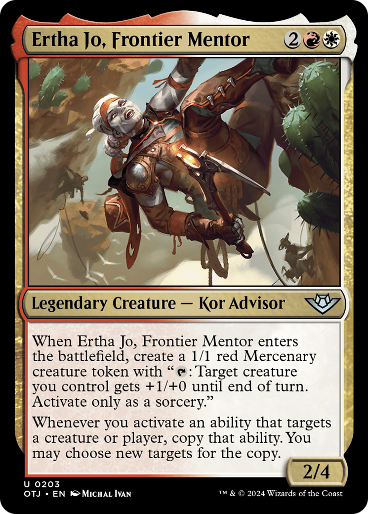 Ertha Jo, Frontier Mentor (OTJ-203) (Foil)