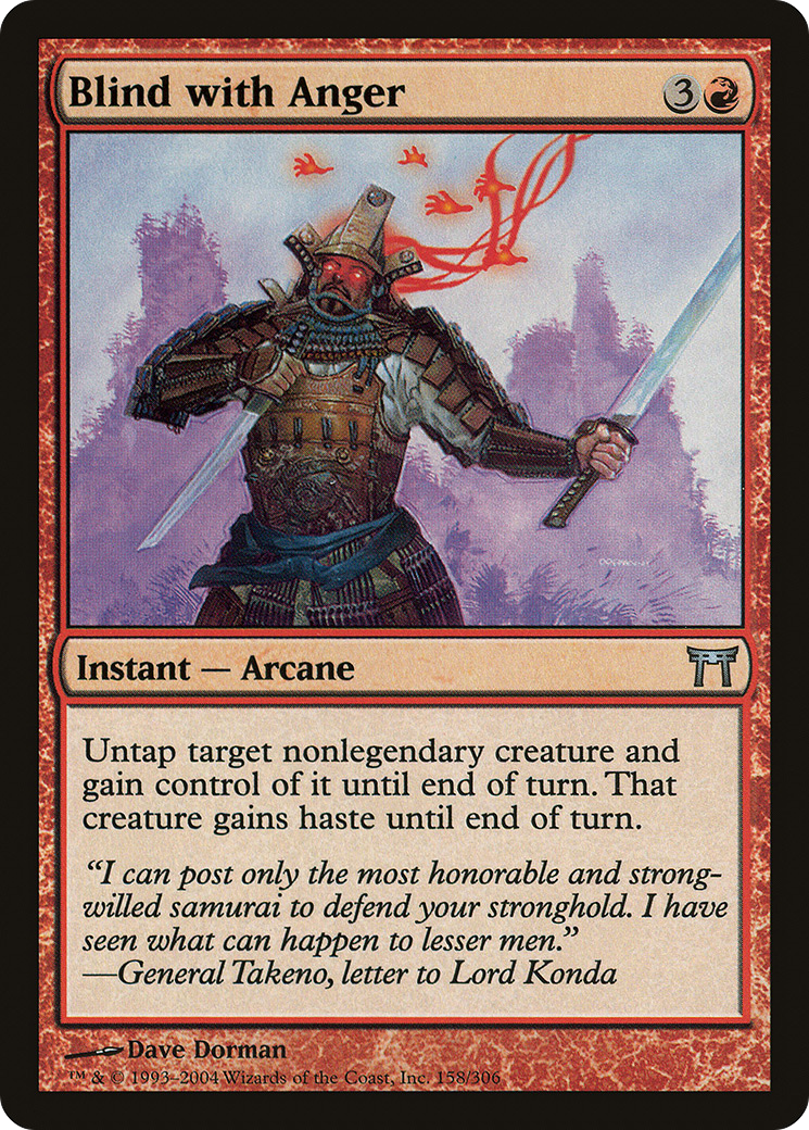 Blind with Anger (CHK-158) (Foil)