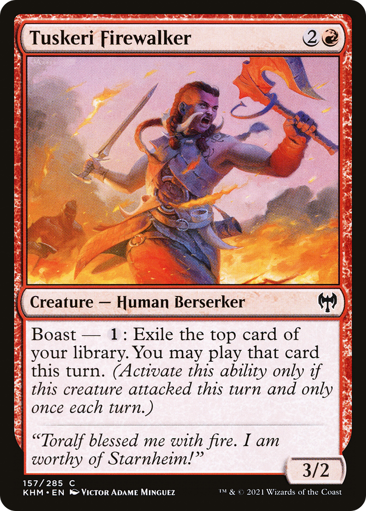 Tuskeri Firewalker (KHM-157) (Foil)