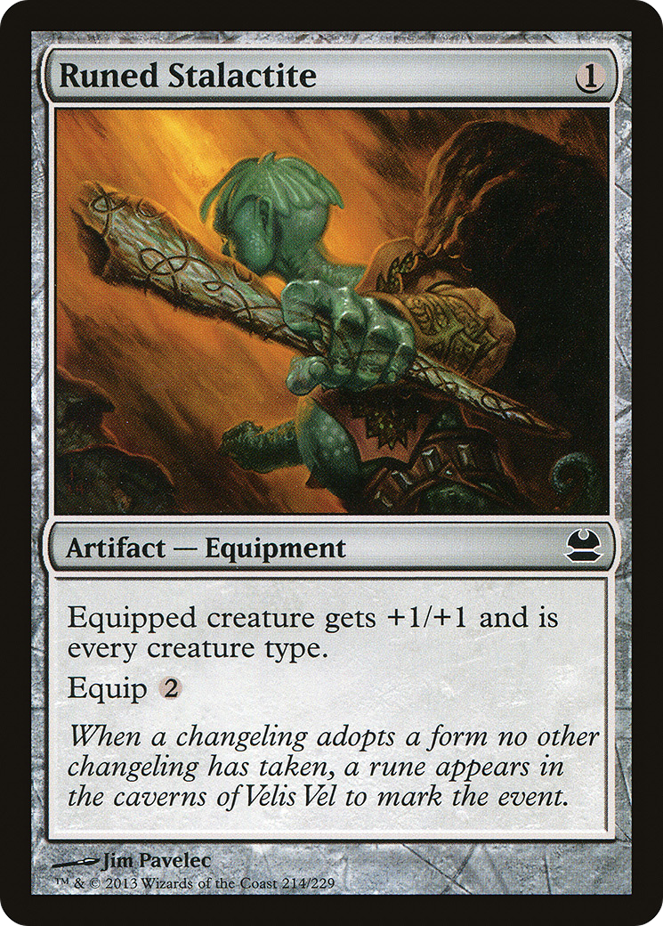 Runed Stalactite (MMA-214) (Foil)