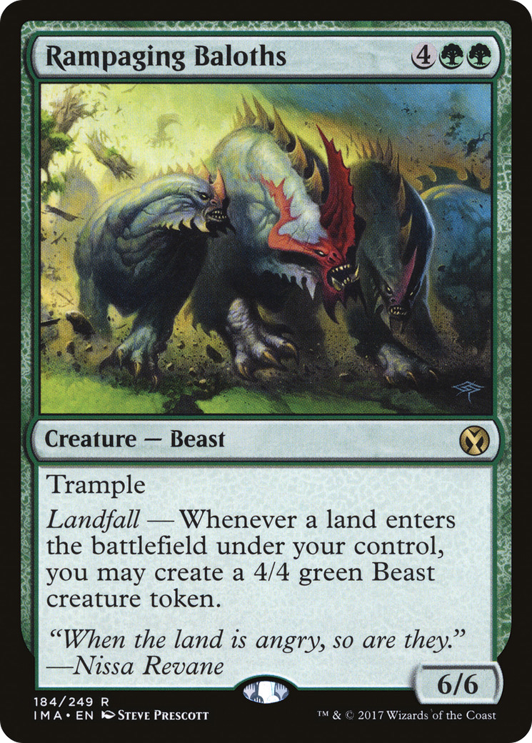 Rampaging Baloths (IMA-184) (Foil)