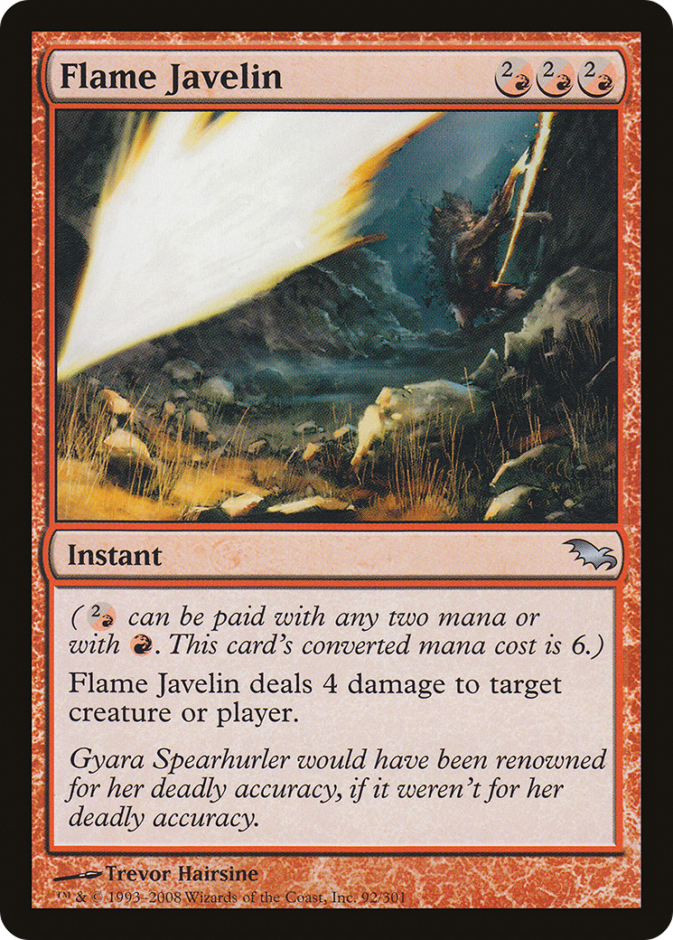 Flame Javelin (SHM-092) (Foil)