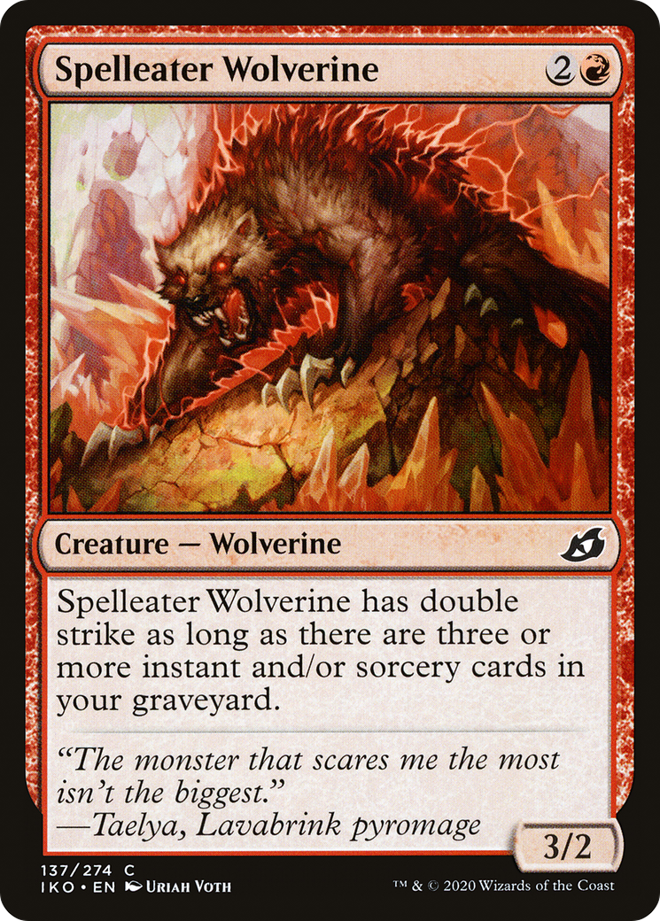 Spelleater Wolverine (IKO-137) (Foil)