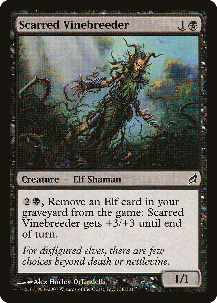 Scarred Vinebreeder (LRW-138) (Foil)