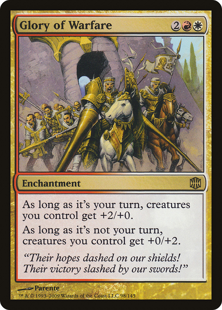 Glory of Warfare (ARB-098) (Foil)