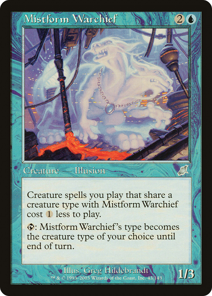 Mistform Warchief (SCG-043) (Foil)