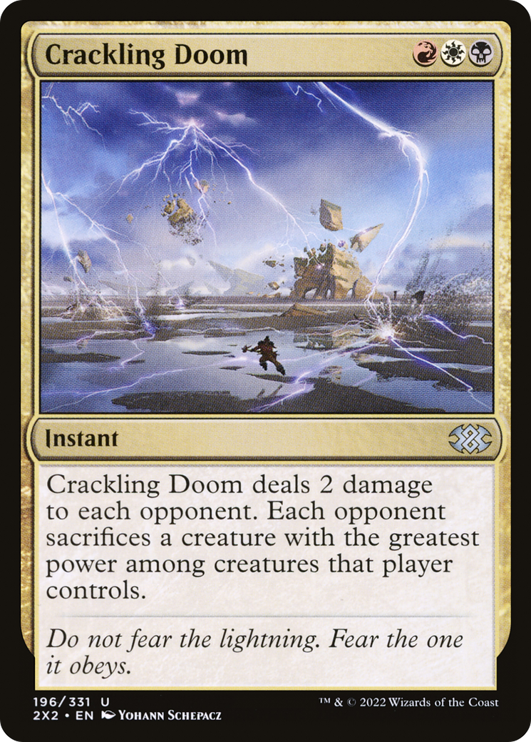 Crackling Doom (2X2-196) (Foil)