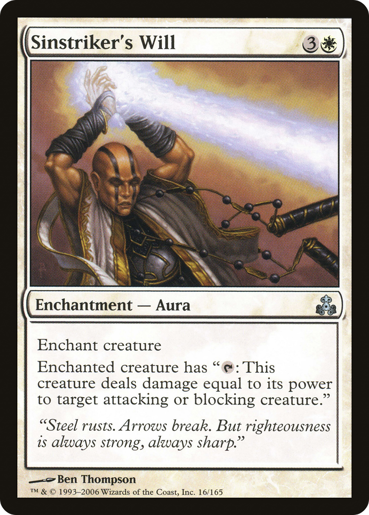 Sinstriker's Will (GPT-016) (Foil)